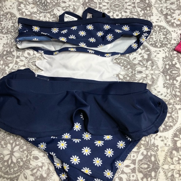 Toddler sunflower cut out Baden suit - Picture 2 of 2